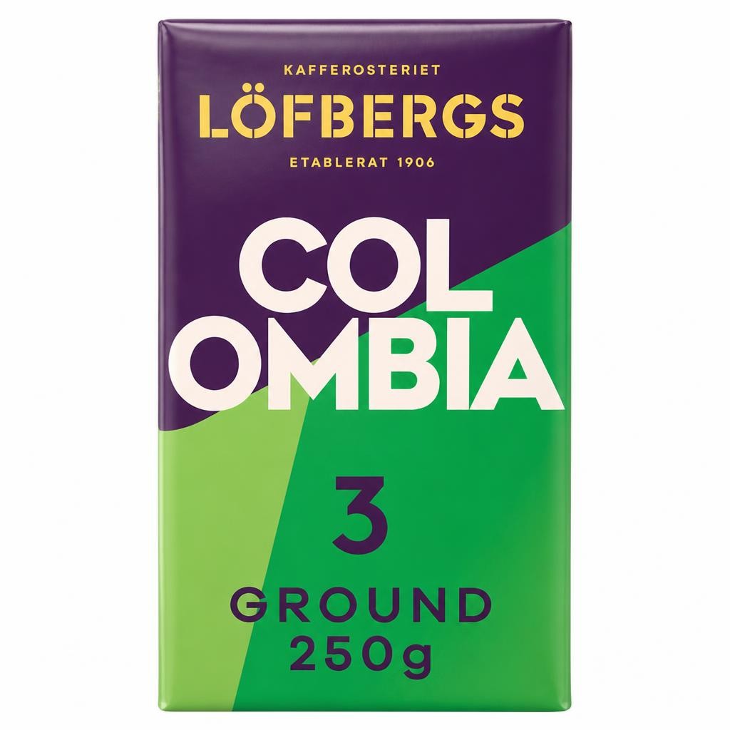 Lofbergs Colombia Single Origin Ground Coffee 250g