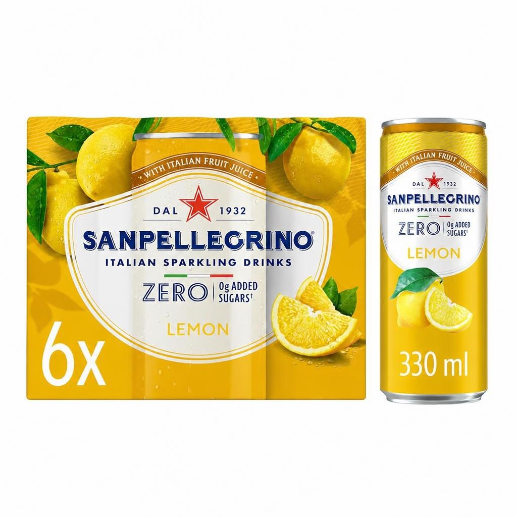 San Pellegrino Zero Lemon 6X330Ml