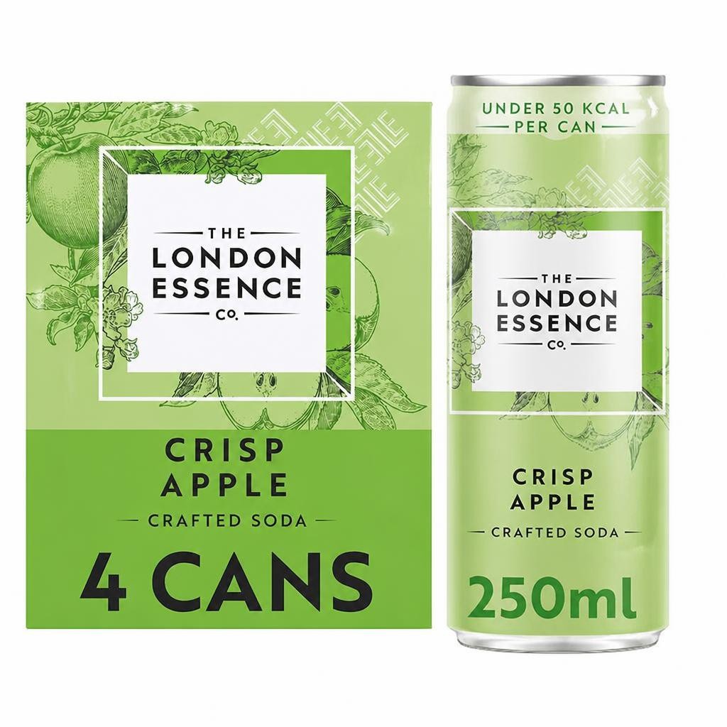 London Essence Crisp Apple Soda 4 x 250ml