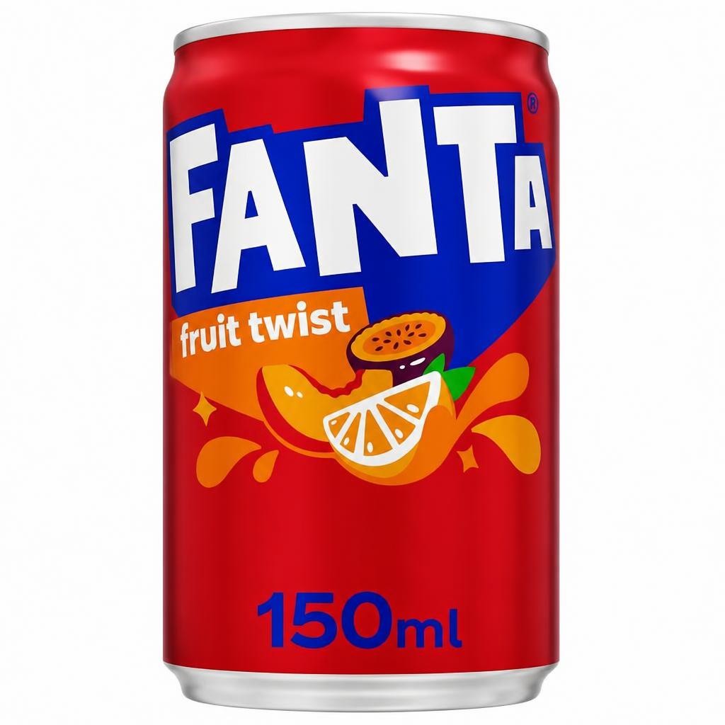 Fanta Fruit Twist Soft Drink Can 150 mL