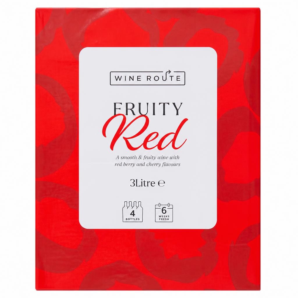 Wine Route Fruity Red Wine 3L