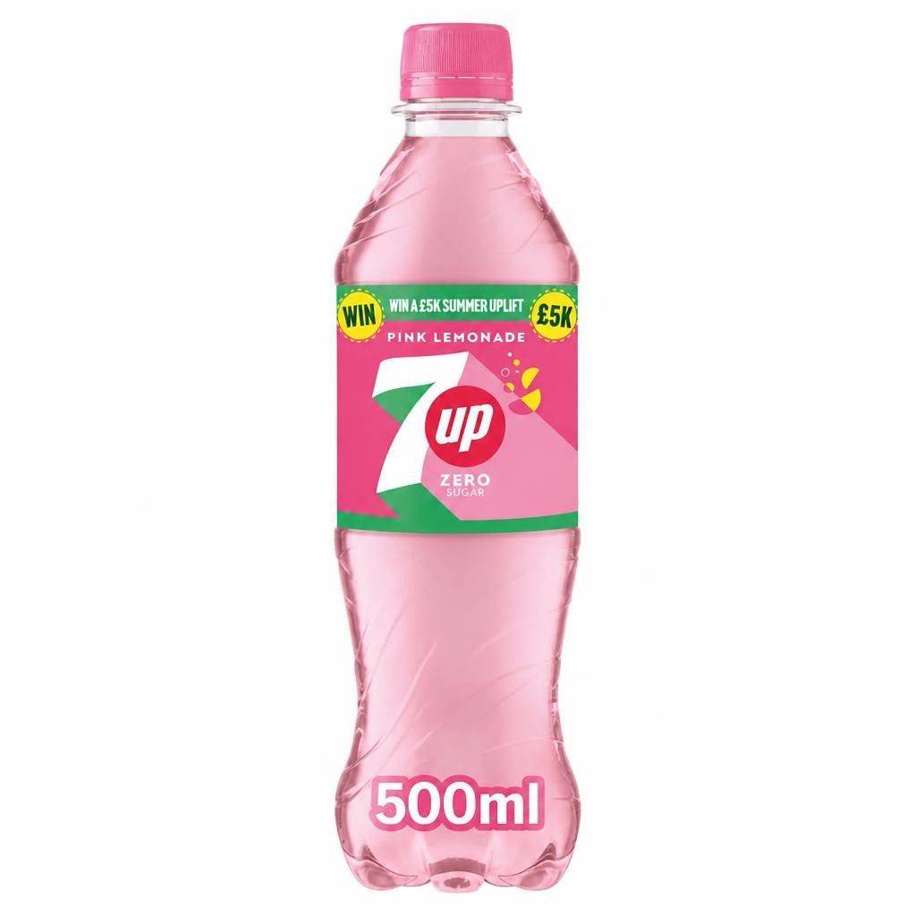 7Up Pink Lemonade Zero Sugar 500ml