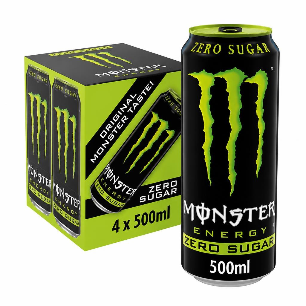 Monster Energy Zero Sugar 4x500ml