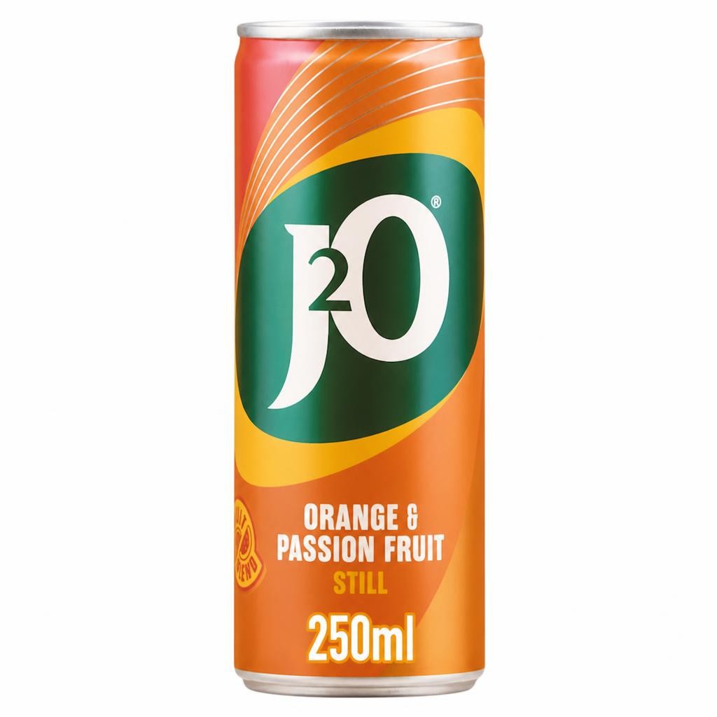 J2O Orange & Passion Fruit 4x250ml