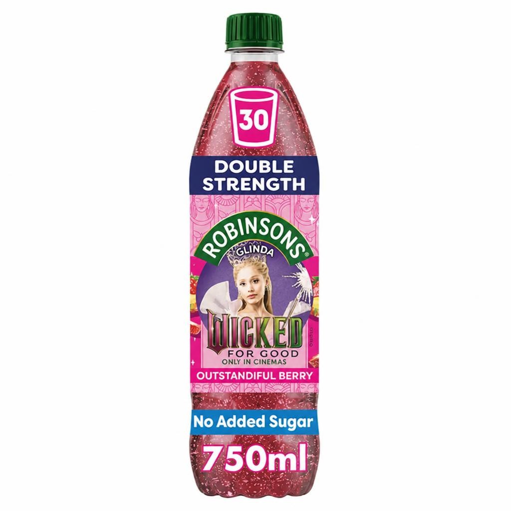 Robinsons Double Strength Glinda No Added Sugar Squash 750ml