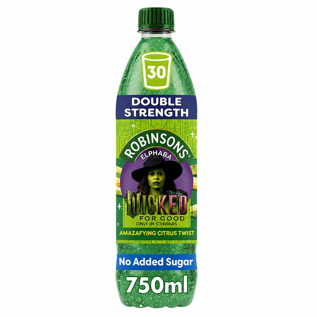 Robinsons Double Strength Elphaba No Added Sugar Squash 750ml