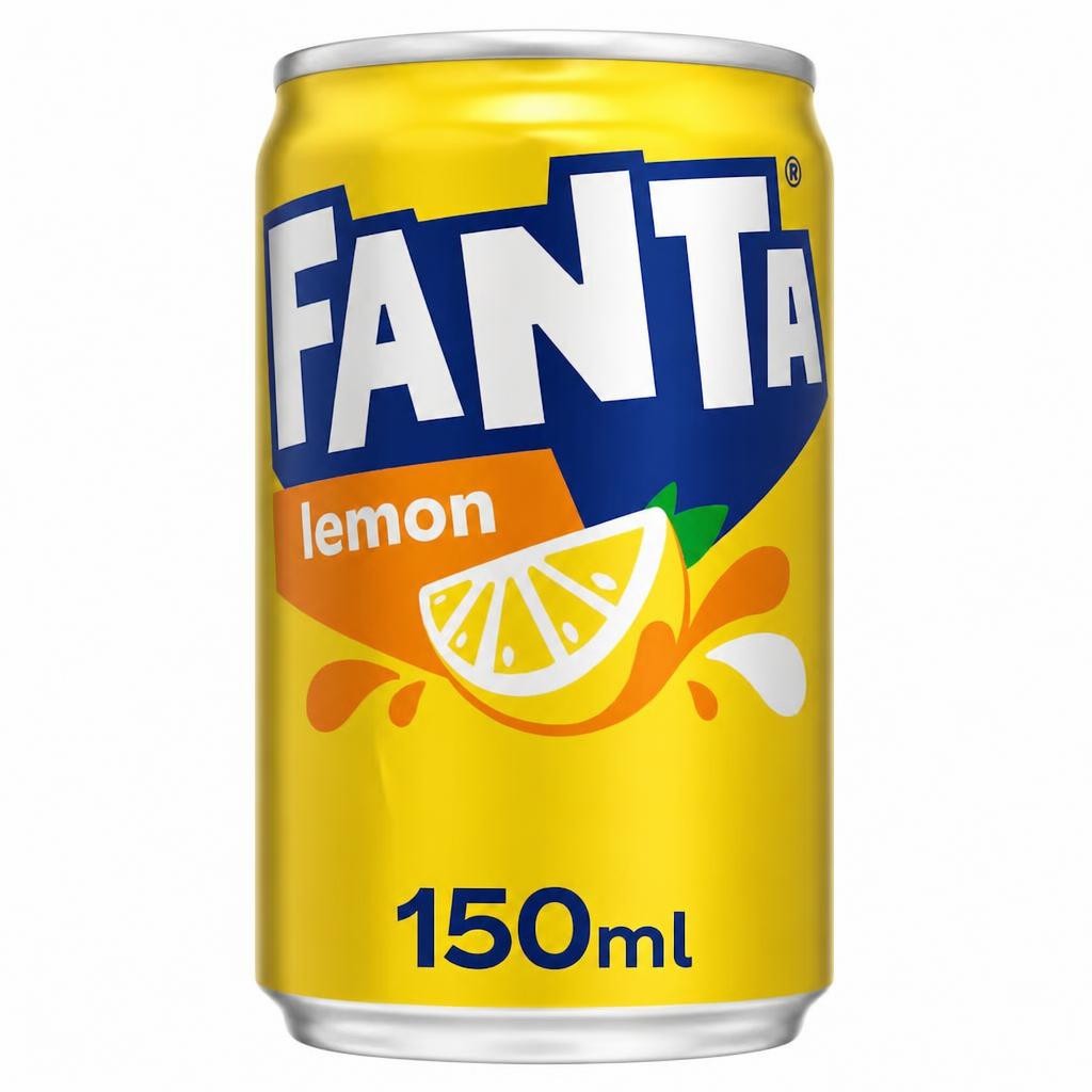 Fanta Lemon Soft Drink Can 150 mL