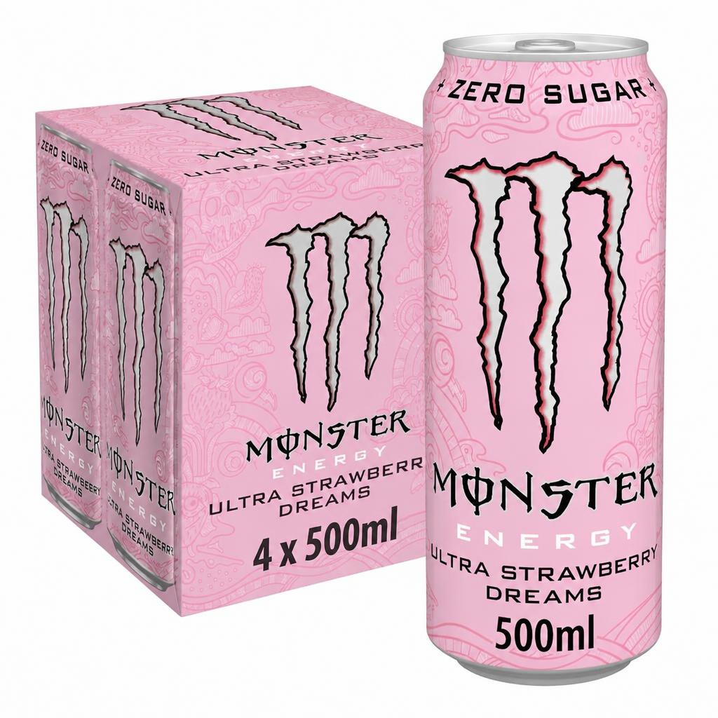 Monster Energy Ultra Strawberry Dreams 4x500ml