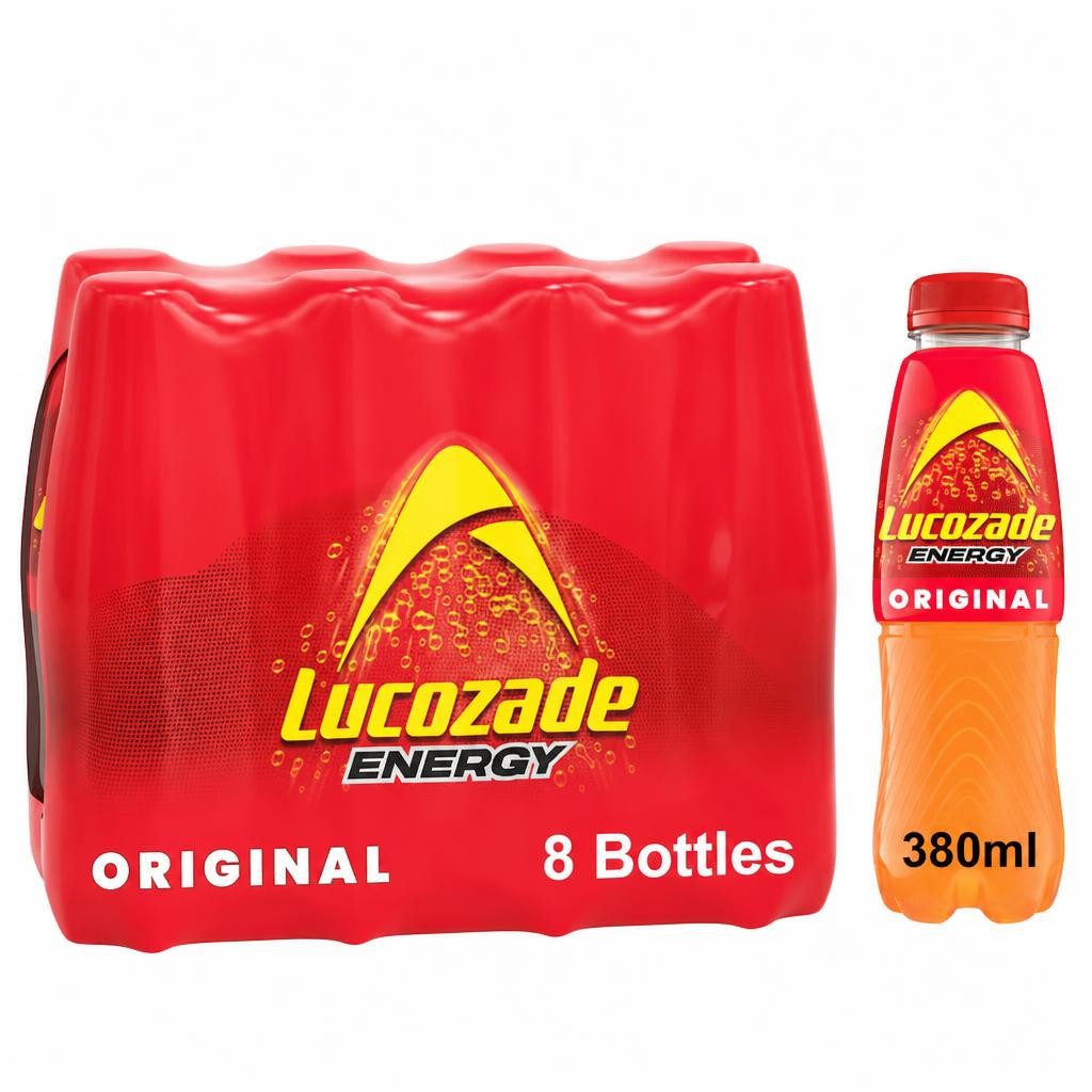 Lucozade Energy Drink Original 8 x 380ml