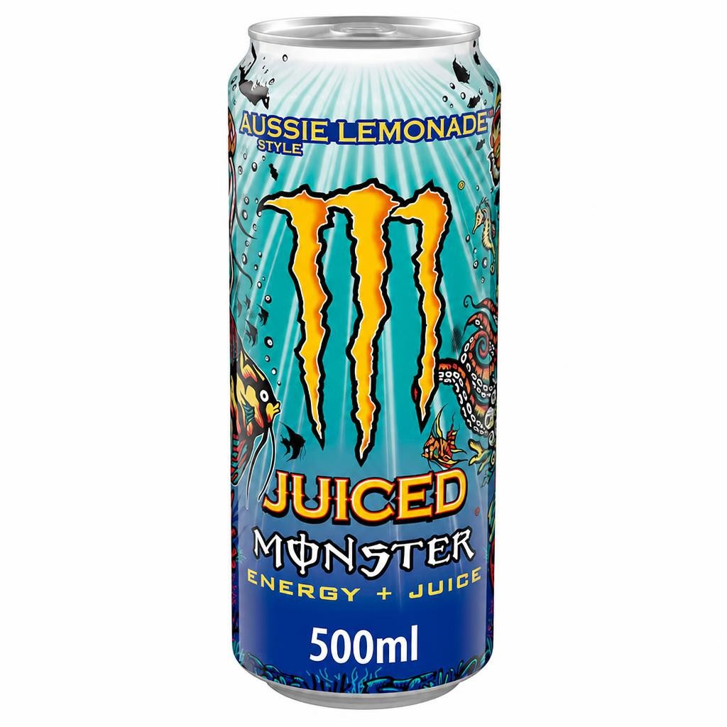 Monster Juiced Energy + Juice - Aussie Lemonade 500ml