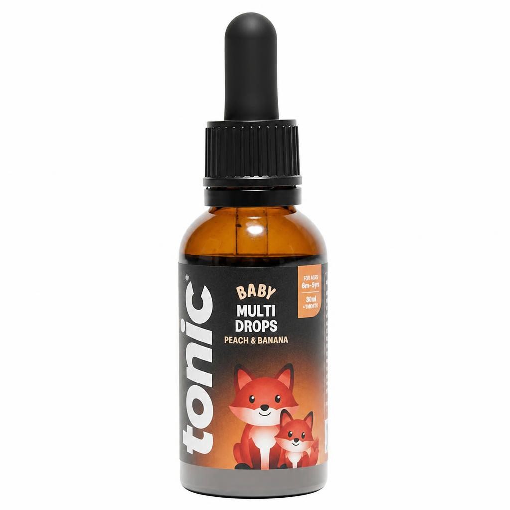 Tonic Baby Multivitamin Drops - Peach & Banana 30ml