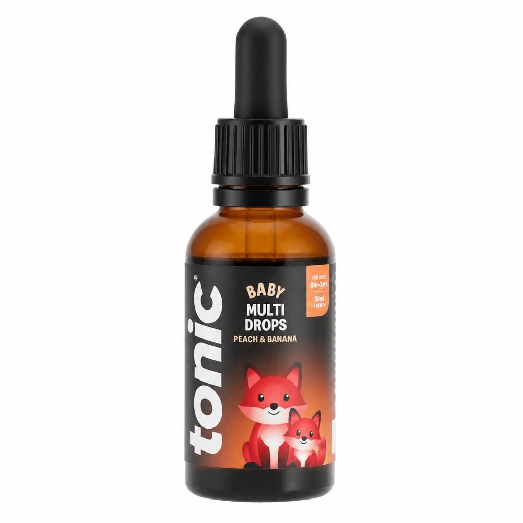 Tonic Baby Multivitamin Drops - Peach & Banana 30ml