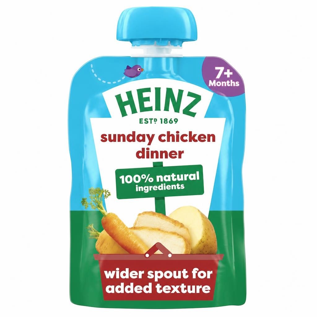 Heinz Sunday Chicken Dinner Baby Food Pouch 130g