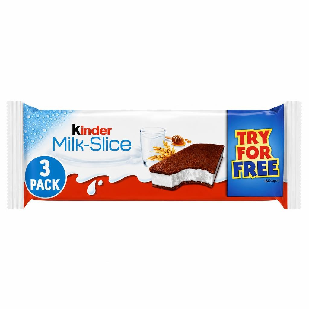 Kinder Milk Slice Milk And Honey 3 X 28G