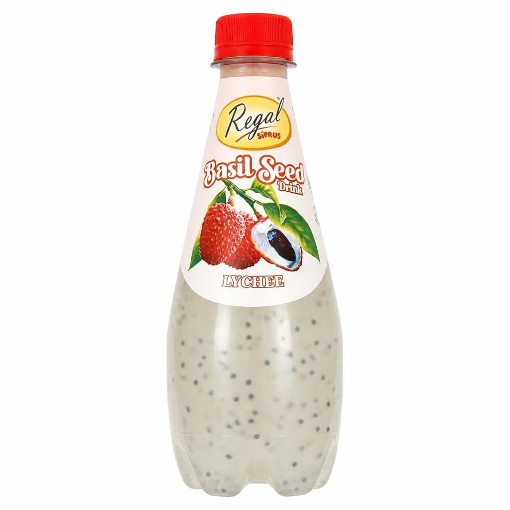 Regal Basil Seed Drinklychee Juice Drink 320Ml