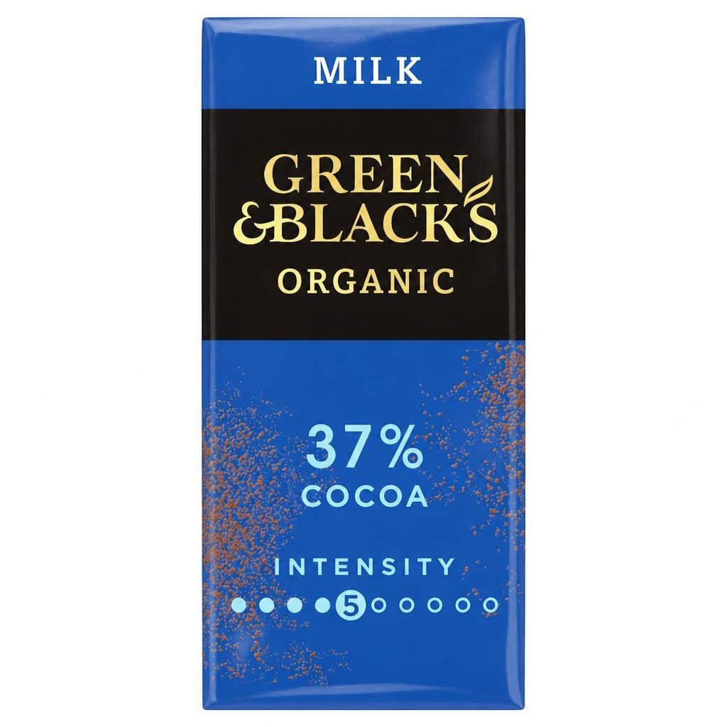 Green & Black's Organic Milk Chocolate Bar 90g