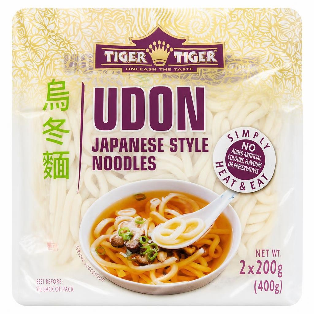 Tiger Tiger Udon Japanese Style Noodles 400G