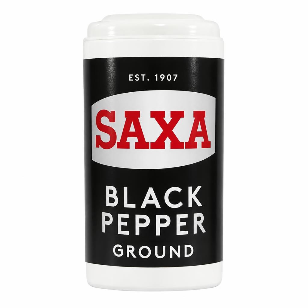 Saxa Black Pepper 25G