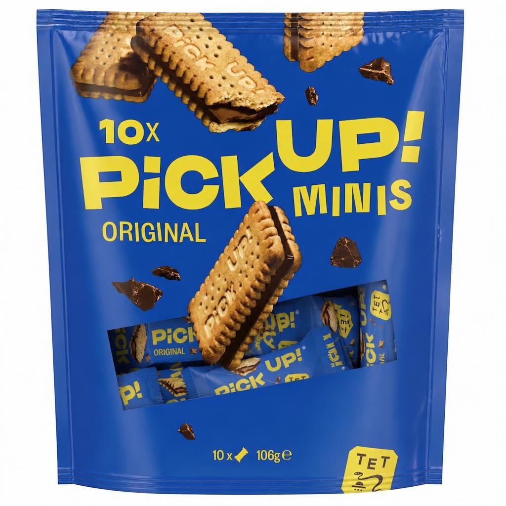 Bahlsen Pick Up! Minis Milk Chocolate 10.6Gx10