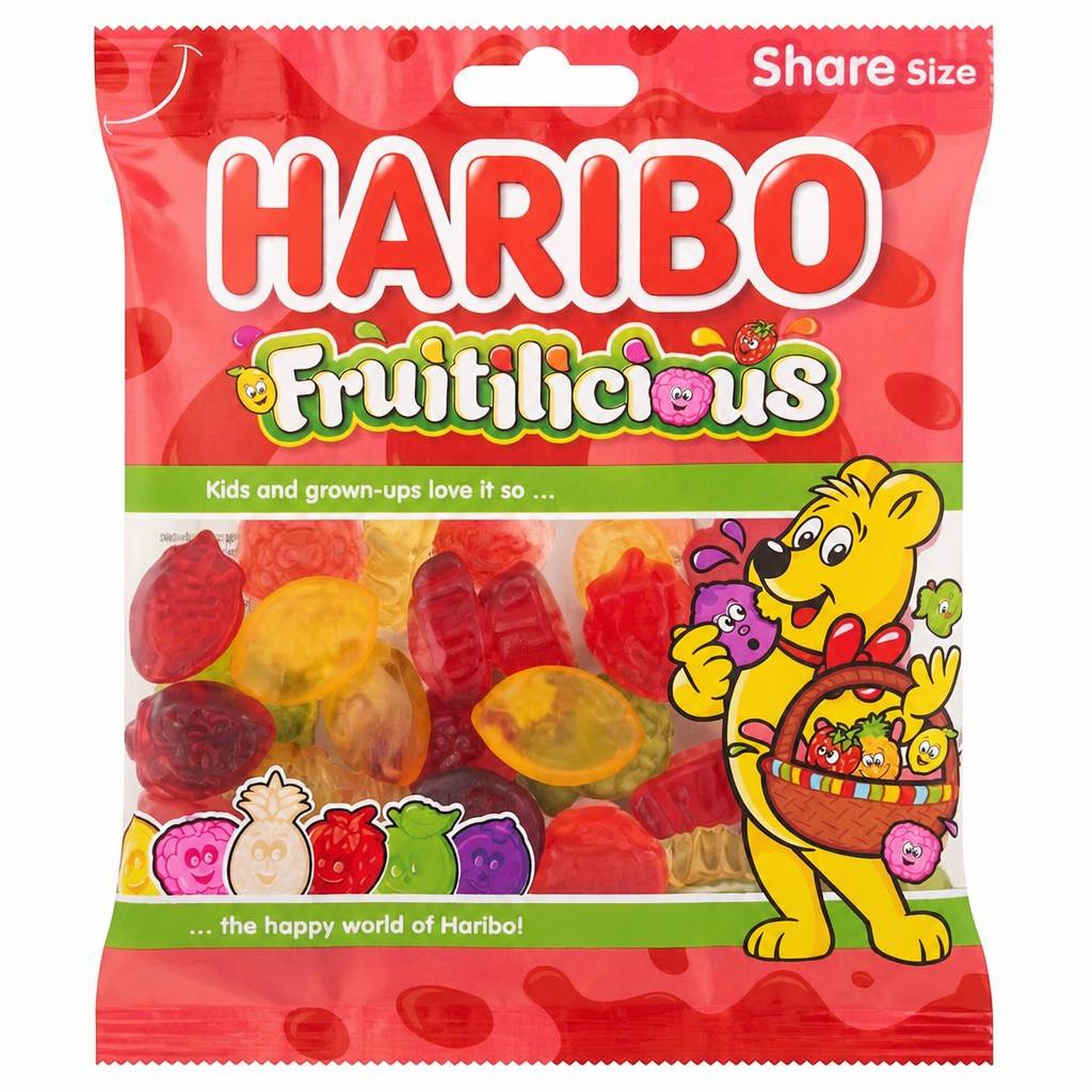 Haribo Fruitilicious Fruit Gums 150G