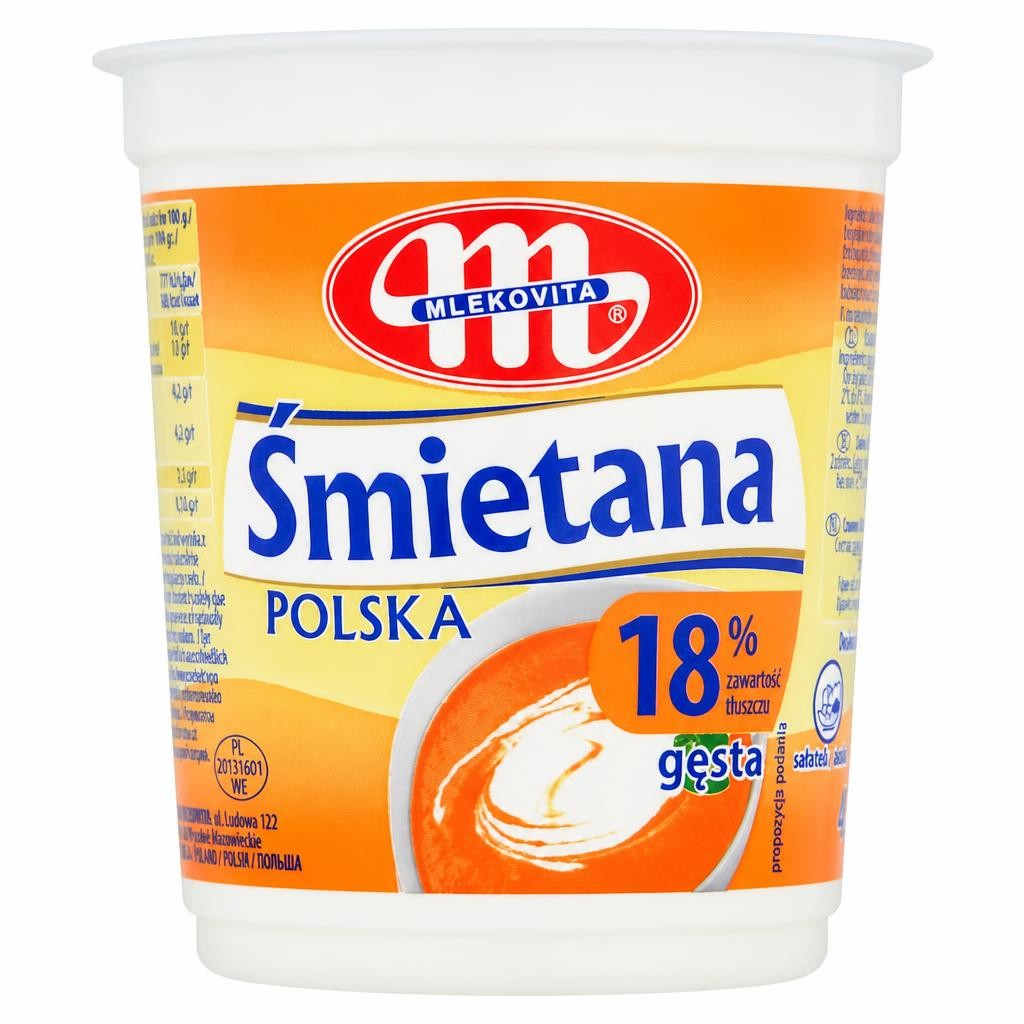 Mlekovita 18% Fat Sour Cream 400G