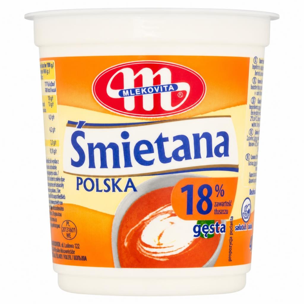 Mlekovita 18% Fat Sour Cream 400G