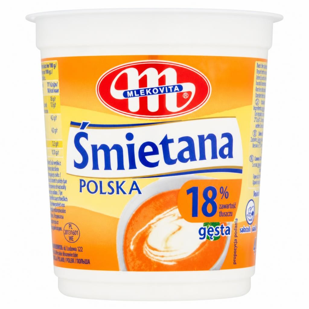 Mlekovita 18% Fat Sour Cream 400G
