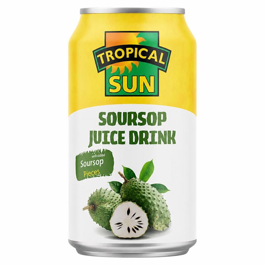 Tropical Sun Soursop Juice Drink with Pulp 330ml