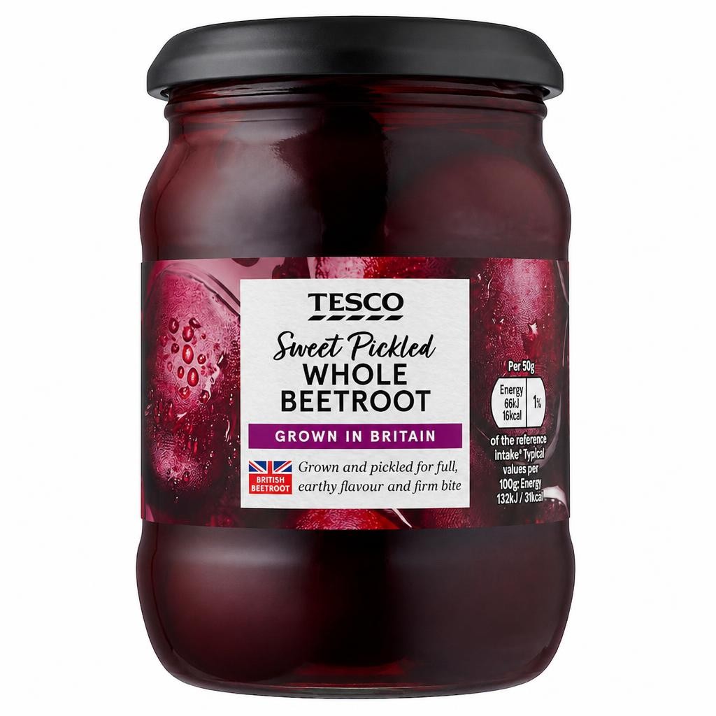 Tesco Sweet Pickled Whole Beetroot 340g