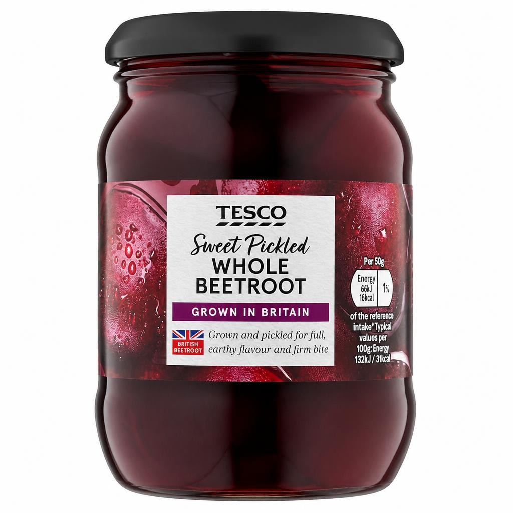 Tesco Sweet Pickled Whole Beetroot 340g
