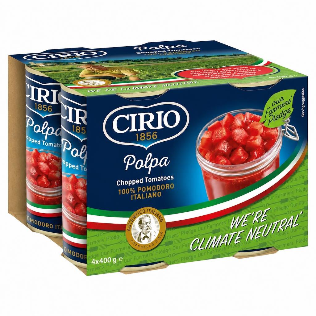 Cirio Chopped Tomatoes 4X400g