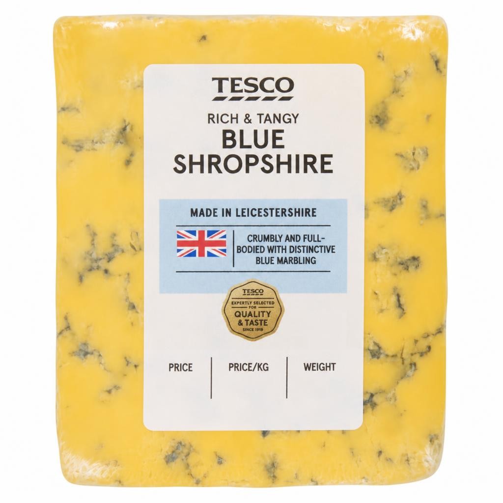 Tesco Blue Shropshire Cheese 180g