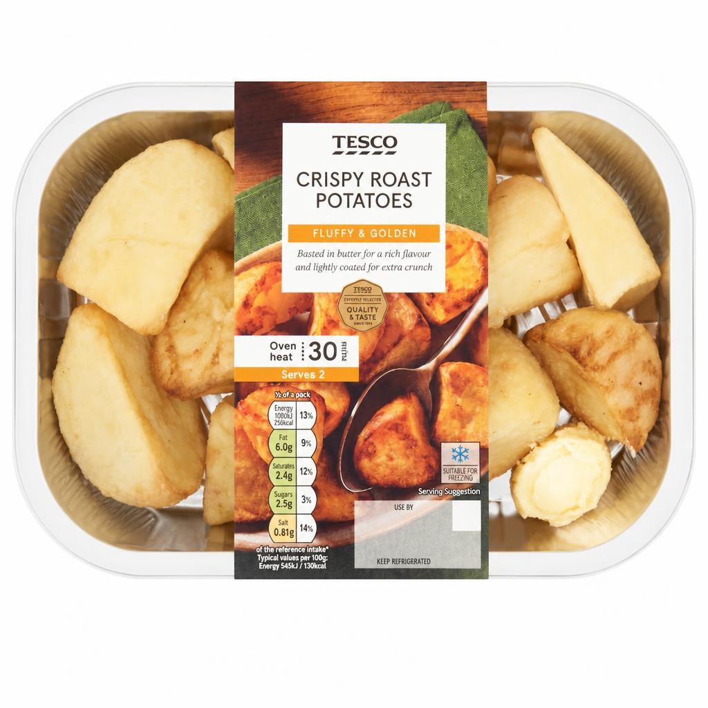 Tesco Crispy Roast Potatoes 450G