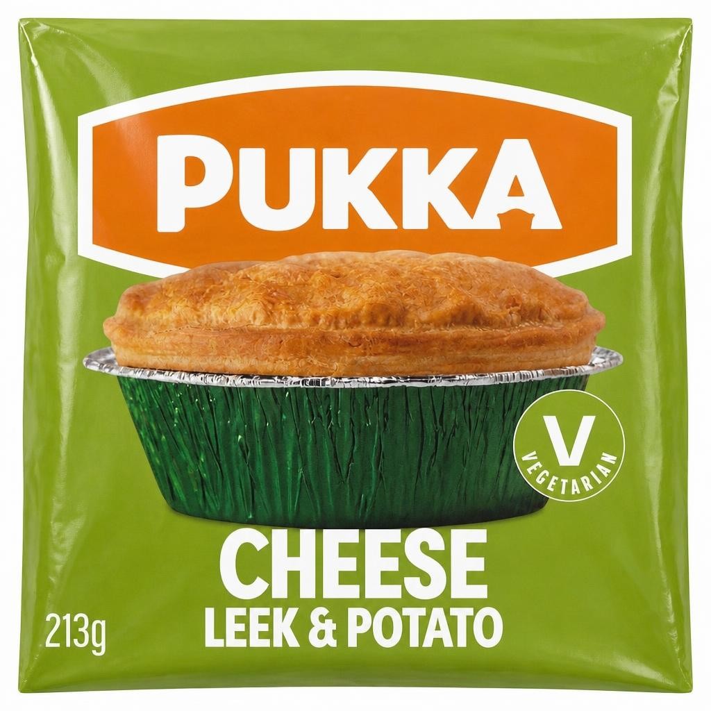 Pukka Veggie Cheese, Leek & Potato Pie