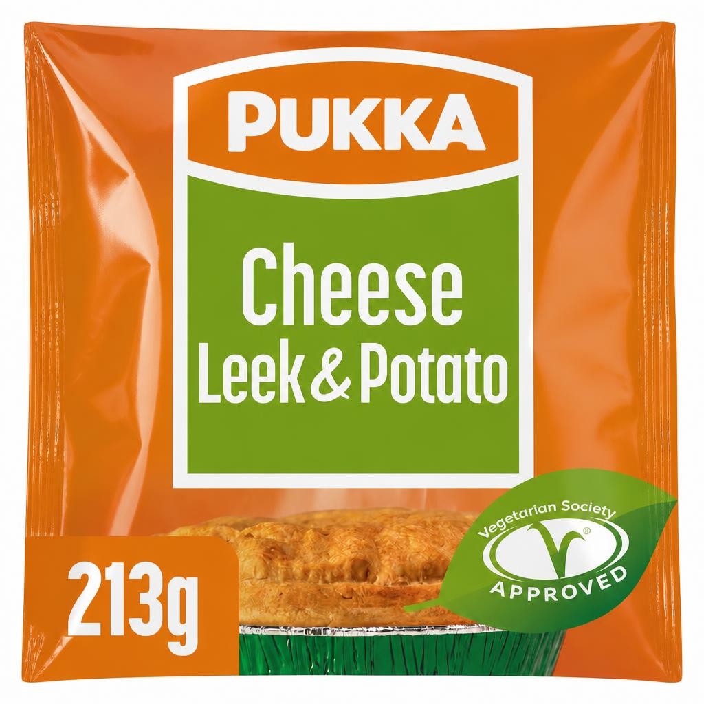 Pukka Veggie Cheese, Leek & Potato Pie