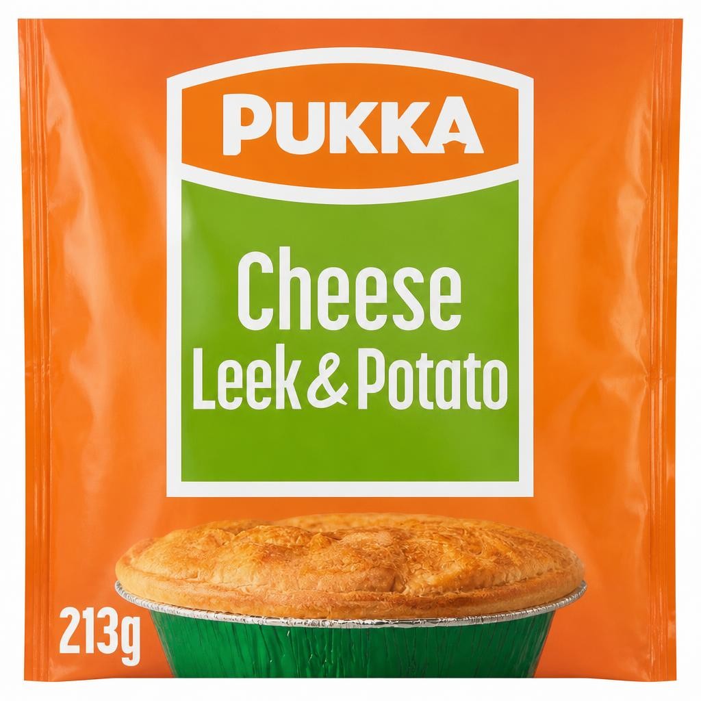Pukka Veggie Cheese, Leek & Potato Pie