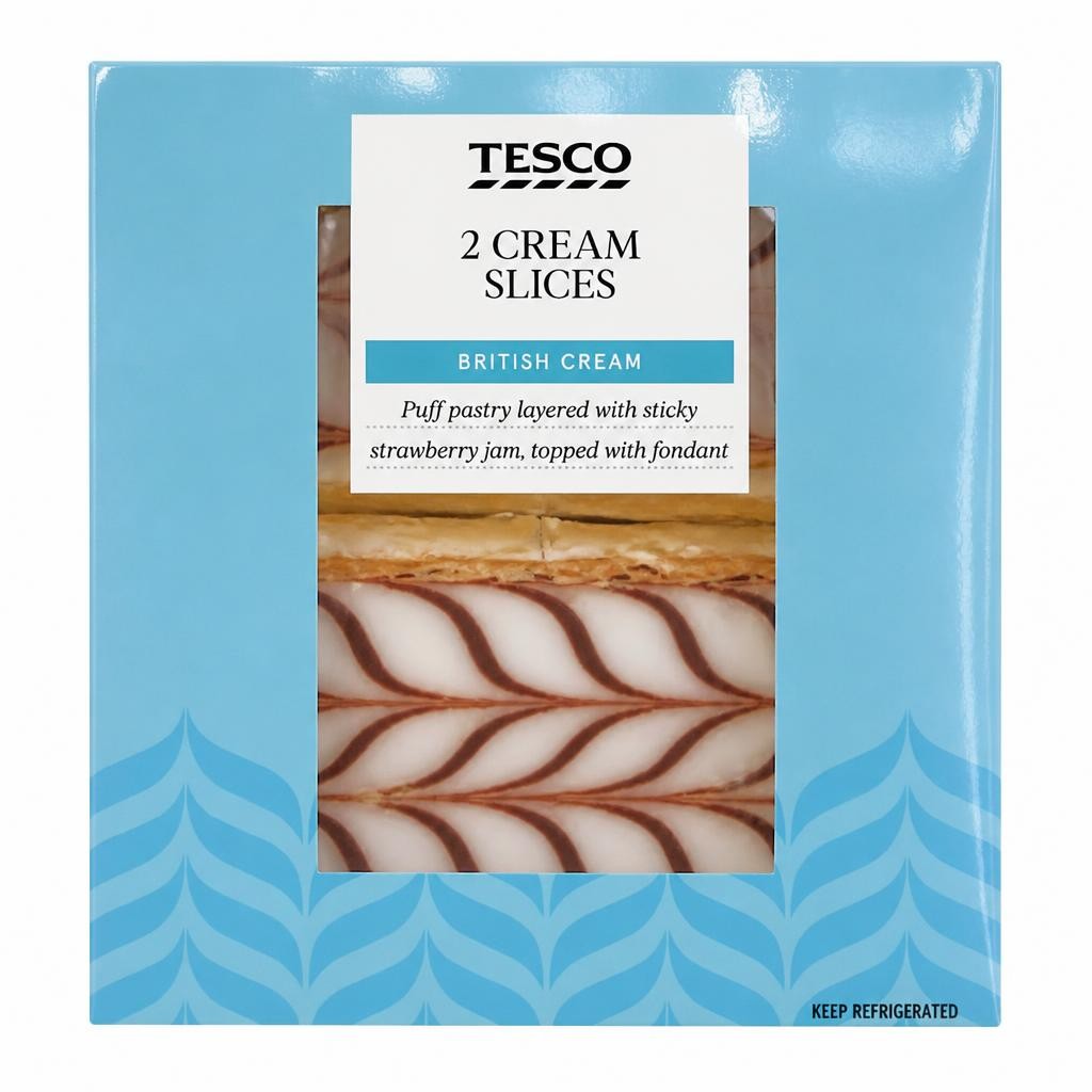 Tesco 2 Cream Slices