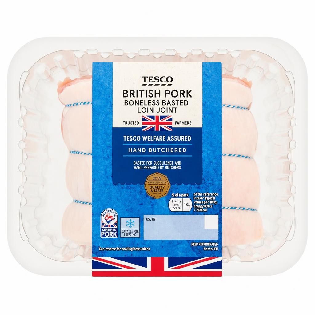 Tesco Basted Pork Loin Joint 800G