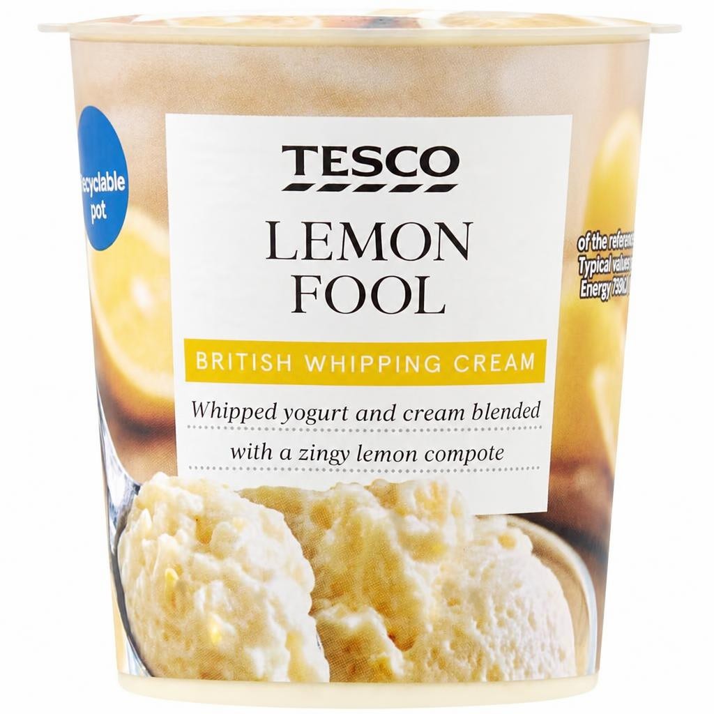 Tesco Lemon Fool 114g
