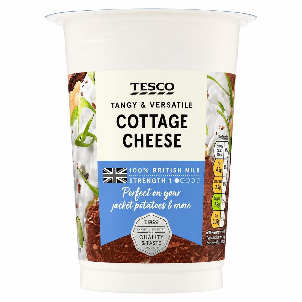 Tesco Natural Cottage Cheese 600G