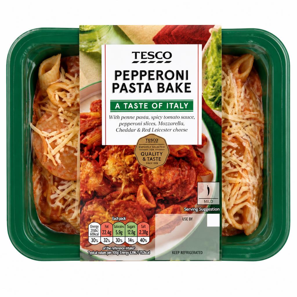 Tesco Pepperoni Pasta Bake 400G