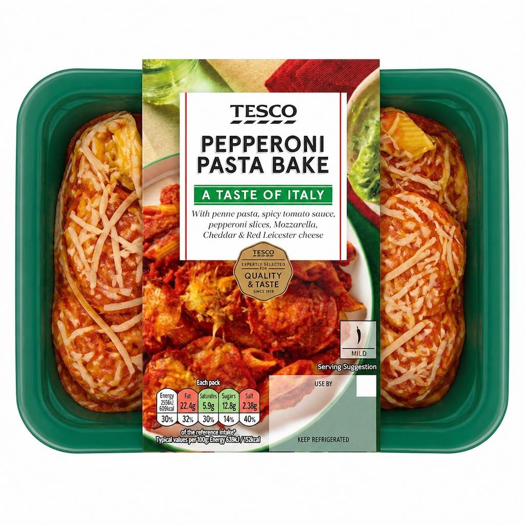 Tesco Pepperoni Pasta Bake 400G