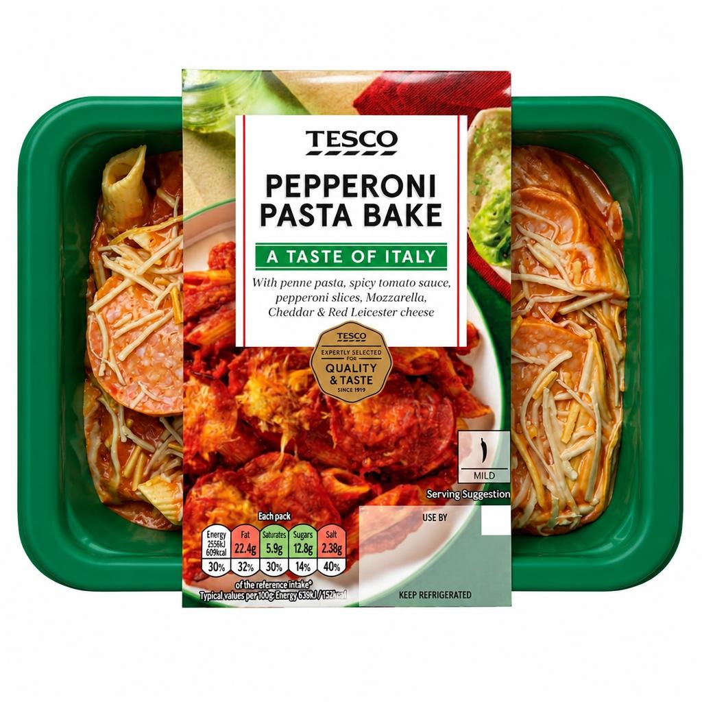 Tesco Pepperoni Pasta Bake 400G