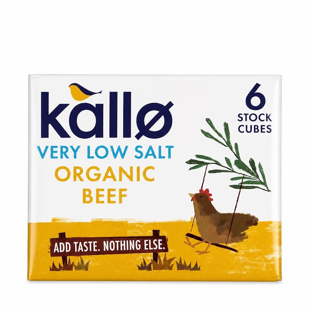 Kallo Organic Very Low Salt Chicken Stock Cubes 48g