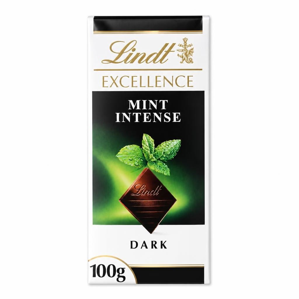 Lindt Excellence Dark Chocolate Bar - Mint Intense 100g
