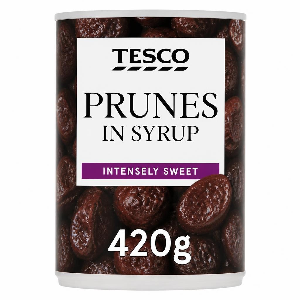 Tesco Prunes In Syrup 420G