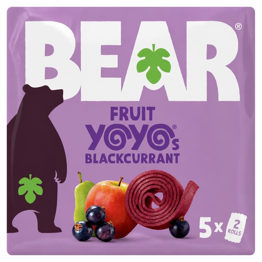 BEAR Fruit Yoyos Blackcurrant Multipack 5 x 20g
