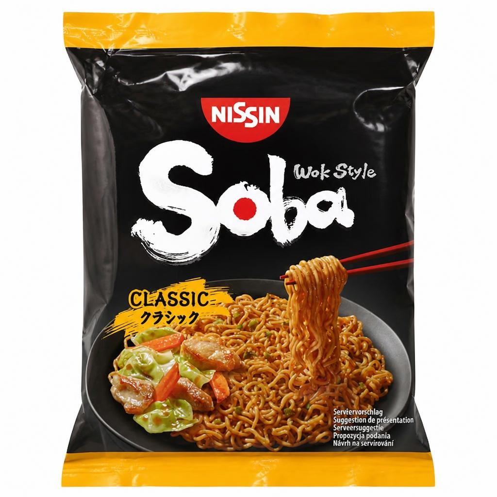 Nissin Wok Style Soba Noodles Classic 109G