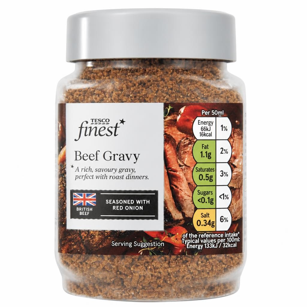 Tesco Finest British Beef & Red Onion Gravy Granules 200G