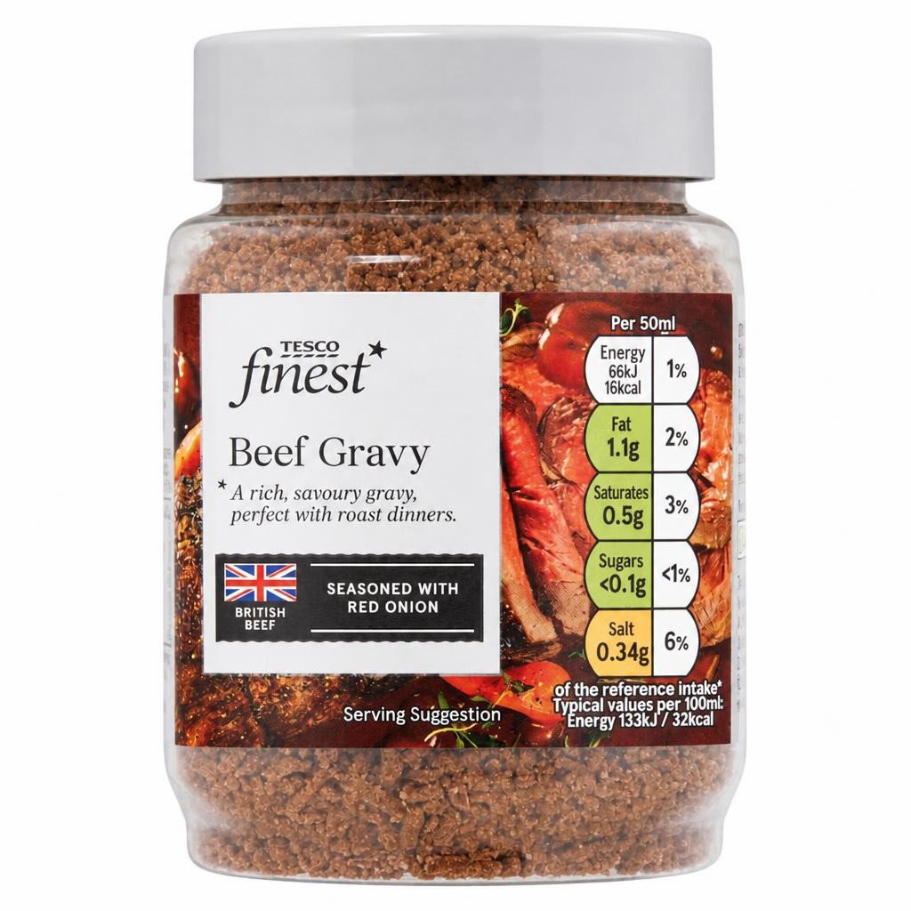 Tesco Finest British Beef & Red Onion Gravy Granules 200G